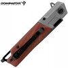 Dominator Uc Dominator Urban Combat Sulankstomas medžioklės peilis, ašmenys 8 cm, pilkas/medinis
