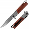 Dominator Uc Dominator Urban Combat Sulankstomas medžioklės peilis, ašmenys 8 cm, pilkas/medinis