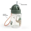 Done by Deer Baby Bottle 280 ml Tiny Trails Žalias