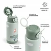 Done By Deer Deer Thermal Bottle 340 ml Playground Žalias