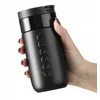 Dopper Travel Mug 300ml Blazing Juodas šiltas šaltas gazuotas