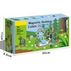 Doris Magnetiniai blokeliai 3D kubeliai kubeliai Pixels Set XL 100 vnt.