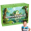 Doris MAGNETINIŲ BLOKŲ KUBAS BIG SET 150 EL MODULE WORLD MIX