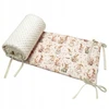 Dot And Panda Ochraniacz do łóżeczka 30x180 KRÓLICZKI Medvilnė Premium MINKY Velvet