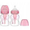 Dr Brown's Dr.Browns WB52601 plataus kaklo buteliukas 150ml PP OPTIONS PLUS 2 pakuotė rožinė