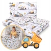 Dreamland Medic COTTON vaikiškos patalynės ekskavatoriai savivarčiai statybvietė 135x100 LENKIJA