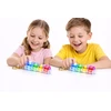 Drobiazgarnia Antistresinis Clicker Keychain Fidget 4 jungikliai Clicker LED apšvietimo klaviatūra
