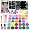 Drobiazgarnia DIDELIS TATUiruočių rinkinys, ŠABLONAI, GLITTER TATUiruotės, PLAUNAMI GLITTER