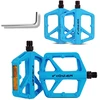 DSJ Mėlynas Platform Bicycle Pedals Composite Ultra Light - 275g MTB