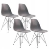 Bm Design DSR Milano kėdė, grafitas, metalinė koja