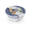 Dubenys su dangčiais D19/23/29 cm balta/mėlyna 55201 Tosca STEFANPLAST