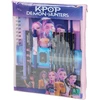 Durabo K-POP DEMON HUNTERS. DUŻY Rinkinys PRZYBORÓW PAPIERNICZYCH W PLASTIKOWYM DĖKLAS