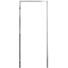 Durų stakta HIDE, aliuminio, 887 x 2059 x 53 mm, kairė