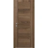 Durų staktos komplektas pekano riešuto spalvos, 2,5 vnt., 7 x 2,8 x 210 cm