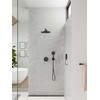 Dušo galvutė Select S Hansgrohe Ø120mm/3 režimai matinė/juoda