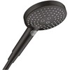 Dušo galvutė Select S Hansgrohe Ø120mm/3 režimai matinė/juoda