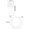 Dušo komplektas AB 3 režimai Juodas