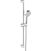 Dušo komplektas ORAS LINEA, stovas, žarna 150 cm, 3-jų srovių dušo galva, chromo sp.