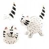 Duwen Atidaroma taupyklė, CAT KITTY figūrėlė, balta, DEKORATYVUS, ORIGINALUS