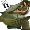 DVIEJI TURISTINIAI HAMAKAS SU UODŲ TINKLELIS SURVIVAL BIVACACK DURABLE STRONG