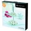 Dviejų lygių serviravimo indas Laura Ambition 21/25cm stiklinis