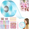 DVIPUŠĖ BURBULĖLIŲ JUOSTOS PŪSTI BURBULULIUS BUBBLE NANO SQUISH BUBBLES 3m