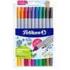 Dvipusiai flomasteriai Pelikan, 20 spalvų