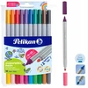 Dvipusiai flomasteriai Pelikan, 20 spalvų