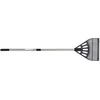Dvipusis grėblys teleskopiniu aliumininiu kotu Sunnybox 91-135cm/31cm