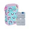 Dvipusis pieštukų dėklas "minty Pandas" Astrabag