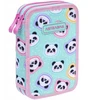 Dvipusis pieštukų dėklas "minty Pandas" Astrabag