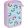 Dvipusis pieštukų dėklas "minty Pandas" Astrabag