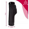DVIRAČIO GRIP VELOXO RANKINĖS RANKENĖS, JUODOS, PATOGIOS, VARŽTOS 132 mm
