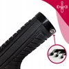 DVIRAČIO GRIP VELOXO RANKINĖS RANKENĖS, JUODOS, PATOGIOS, VARŽTOS 132 mm