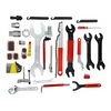 Dviračio įrankių komplektas 44 vnt., veržliarakčiai DREL serviso remontui