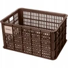 Dviračio krepšys iš perdirbto plastiko Basil Crate - Rudas - 34,5x49x27 cm