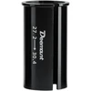 Dviračio sėdynės padas 60 mm aliuminio sėdynės stulpelio sumažinimas 27,2-30,4 mm