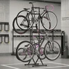 Dviračio stovas 4 POZICIJOS Laisvai stovintys 80 kg Spacetronik kabliukai juodi