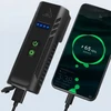 DVIRAČIO ŠVIESŲ RINKINYS PRIEKINIS GALINIS 1000 LM SU RAKŠU 100dB USB-C 4xT6 LED