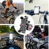 Dviračio telefono laikiklis, 360° pasukimas, reguliuojamas, motociklas, paspirtukas, 06678