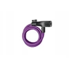 Dviračio užraktas AXA Resolute 8-120, 8x1200 mm, violetinis