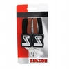 Dviračių laikikliai - SIMSON - Simson stiprūs elastingi diržai - 4 elastiniai - 10 mm - Juoda/Ruda