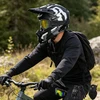 Dviratininko šalmas na całą twarz Wygodny amortyzujący kask sportowy
