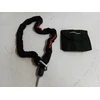 Dviratinio užrakto TRELOCK ZR 455 Juodas su Raudonu 100cm x 8mm