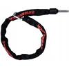 Dviratinio užrakto TRELOCK ZR 455 Juodas su Raudonu 100cm x 8mm