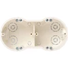 Simet Dvivietė pagilinta dėžutė į gipso kartoną 140x68x63mm, 960 °C, IP20, mėlynos sp.