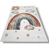 DWM Dywan LUNA 160x230 TĘCZA w gwiazdki vaikams dziecięcy styl boho GRUBY 3D