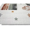 DWM Dywan LUNA 160x230 TĘCZA w gwiazdki vaikams dziecięcy styl boho GRUBY 3D