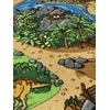Dywan Dino World 95x133 FILC Dinozaury Mata Do Zabawy Dziecięcy