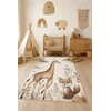 DWM Dywan LUNA 160x230 ŻYRAFA vaikams dziecięcy w stylu boho safari GRUBY 3D